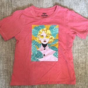 Coral Graphic Tee